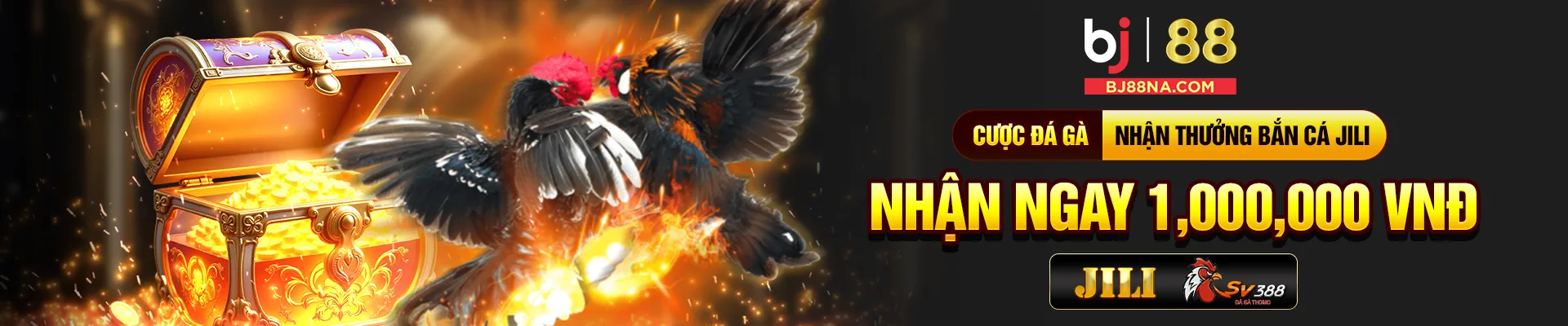 Banner khuyến mãi tại nhà cái BJ88
